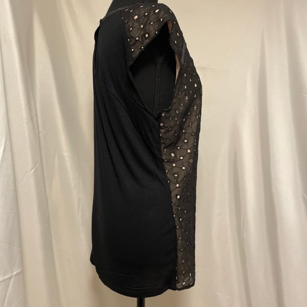 The Limited Open Eyelet‎ Style Double Layered Sleeveless Top Evening Classy - Picture 7 of 7